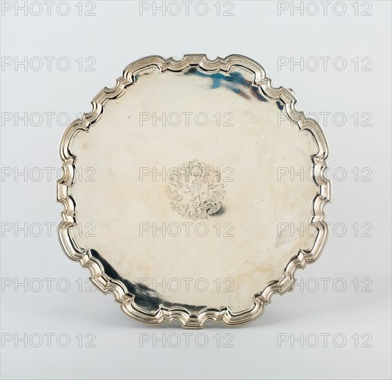 Salver, London, 1726/27. Creator: John Tuite.