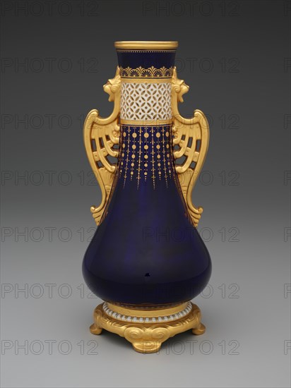 Vase, Stoke-on-Trent, 1890. Creator: Minton.