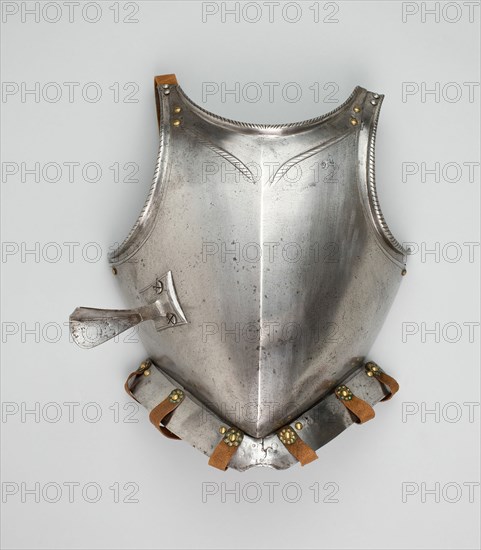 Breastplate with Lance Rest and Fauld, Italy, c. 1570. Creator: Unknown.