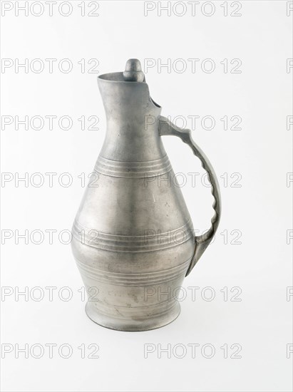 Cider Jug with Lid, Paris, 19th century. Creator: Unknown.