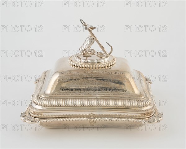 Entree Dish with Cover from the Hood Service, London, 1806/07. Creator: Paul Storr.