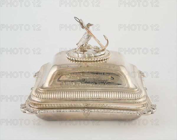 Entree Dish with Cover from the Hood Service, London, 1806/07. Creator: Paul Storr.