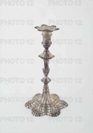 Candlestick, London, 1762/63. Creator: Ebenezer Coker.