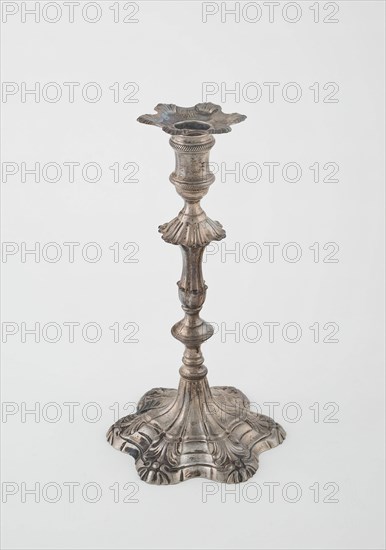 Candlestick, London, 1762/63. Creator: Ebenezer Coker.