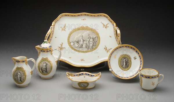 Coffee Service, Vienna, c. 1770. Creator: Vienna State Porcelain Manufactory.
