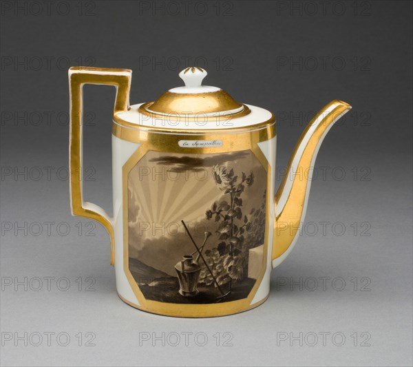Coffee Pot, Vienna, Early 19th century. Creator: Vienna State Porcelain Manufactory.