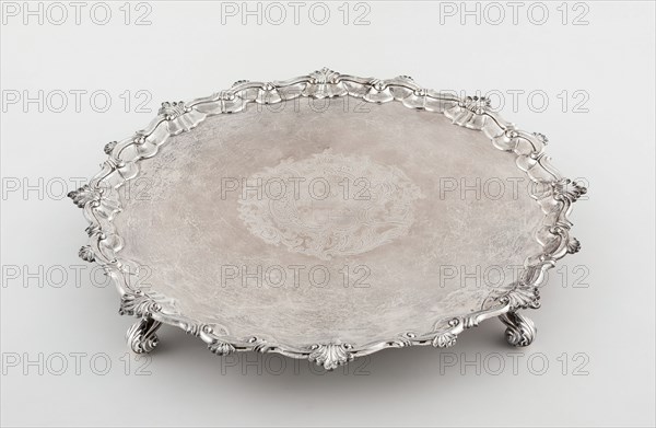 Tray, London, 1755/56. Creator: William Preston.