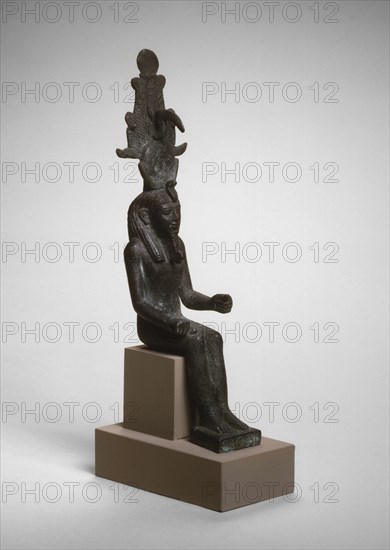 Statuette of Osiris-Iah, Egypt, Late Period, Dynasty 26-30 (about 664-332 BCE). Creator: Unknown.