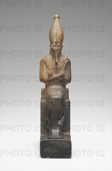Statuette of Osiris, Egypt, Late Period, Dynasty 26 (664-525 BCE). Creator: Unknown.