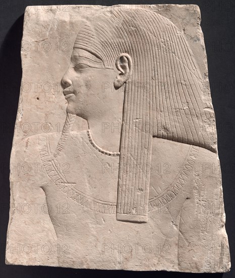 Relief Plaque Depicting a God, Egypt, Ptolemaic Period (305-30 BCE). Creator: Unknown.