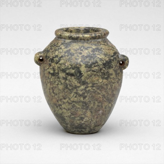 Vessel with Lug Handles, Egypt, Predynastic Period-Old Kingdom (about 4000-2250 BCE). Creator: Unknown.