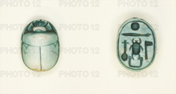 Scarab: Aakheperkara (Thutmose I), Egypt, New Kingdom, Dynasty 18, Reign of Thutmose I... Creator: Unknown.