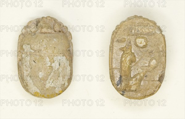 Scarab: Menmaatra (Sety I), Egypt, New Kingdom, Dynasty 19, Reign of Sety I (about 1294-1279 BCE). Creator: Unknown.