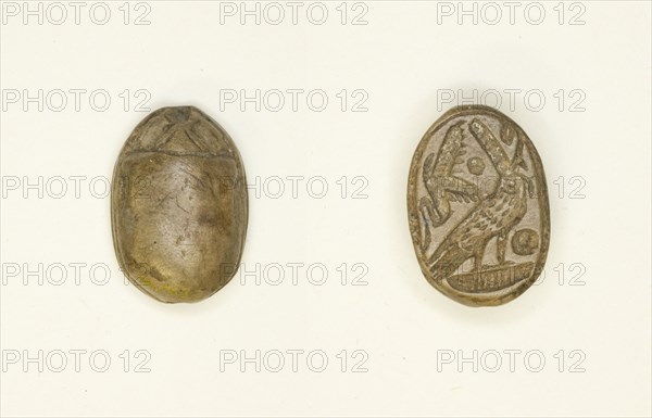 Scarab: Falcon Deity, Egypt, New Kingdom-Third Intermediate Period, Dynasties 19-21... Creator: Unknown.