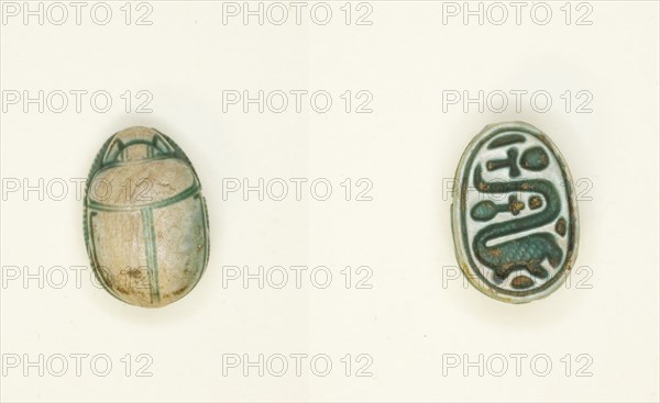 Scarab: Long-Necked Creature, Egypt, Middle Kingdom-Second Intermediate Period, Dynasties... Creator: Unknown.