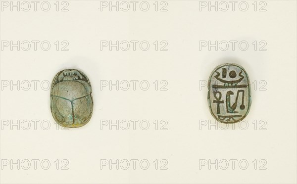 Scarab: Wish Formula, Egypt, New Kingdom, Dynasties 18-20 (about 1550-1069 BCE). Creator: Unknown.