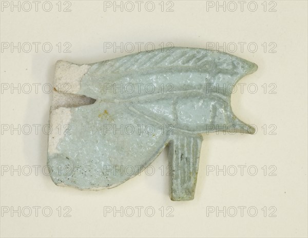 Eye of Horus (Wedjat) Amulet, Egypt, Third Intermediate Period, Dynasty 21-25 (about 1069-664 BCE). Creator: Unknown.