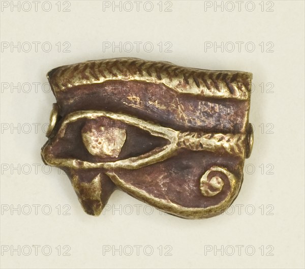 Eye of Horus (Wedjat) Amulet, Egypt, Ptolemaic Period (305-30 BCE). Creator: Unknown.