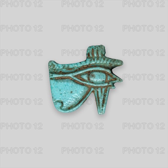 Eye of Horus (Wedjat) Amulet, Egypt, Ptolemaic Period (305-30 BCE). Creator: Unknown.