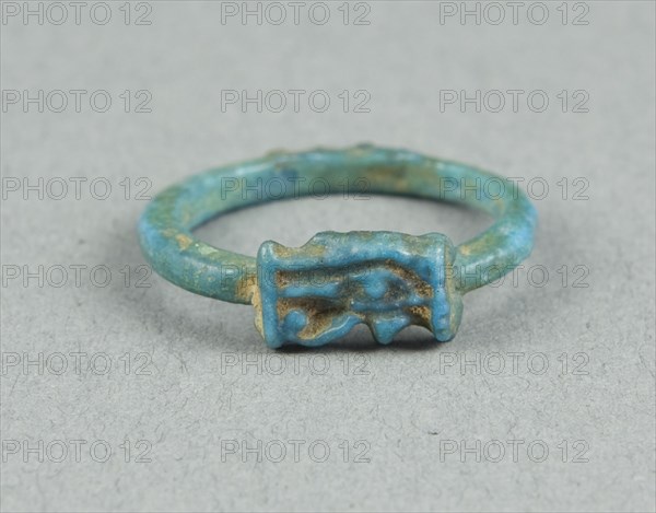 Eye of Horus (Wedjat) Finger Ring, Egypt, New Kingdom, late Dynasty 18 (about 1325 BCE). Creator: Unknown.