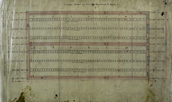 J.M. Brunswick and Balke Company Lumber Dryer, Chicago, Illinois, c. 1883. Creator: Adler & Sullivan.