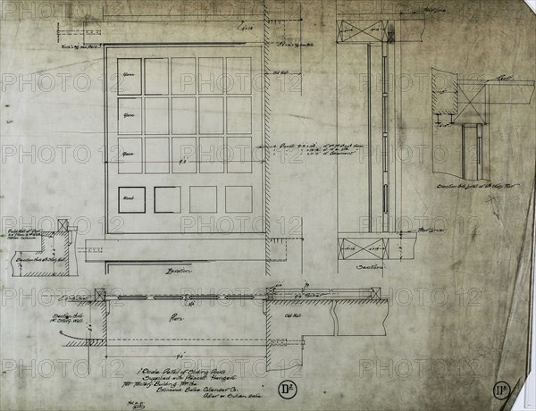 Brunswick Balke Collender Company Factory Building, Chicago, Illinois, Multiple Views, 1891. Creator: Adler & Sullivan.