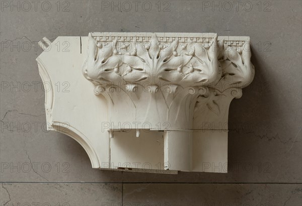 Auditorium Building: Column Capital and Portion of a Frieze, 1887-89. Creator: Adler & Sullivan.