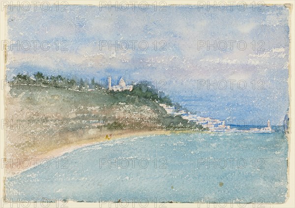 Point West of Algiers, North Africa, Travel Sketch, 1896. Creator: Daniel Burnham.