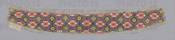 Fragment (Dress Fabric), China, Qing dynasty (1644-1911), 1875/1900. Creator: Unknown.