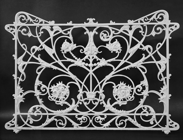 Section of Balcony Railing, Mecca Apartment Building, Chicago, Illinois, 1891/92. Creator: Edbrooke & Burnham.