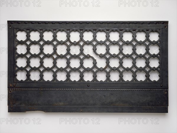 Marquette Building: Elevator Grille Base, 1893/95. Creator: Holabird & Roche.