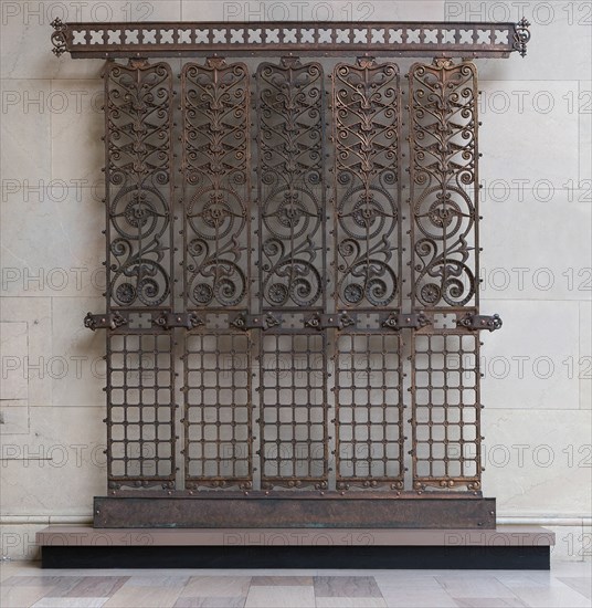 Elevator Grille from the Manhattan Building, Chicago, Illinois, 1889-91. Creator: Jenney & Mundie.