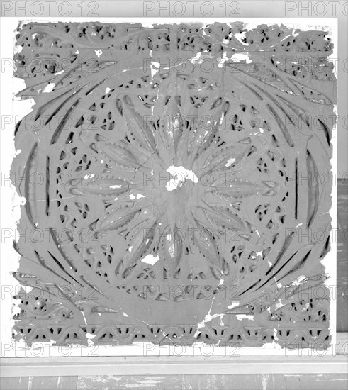 Schiller Building (later Garrick Theater): Sections of Star-Pod Design from Proscenium..., c1891/92. Creator: Louis Sullivan.