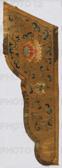 Temple Banner, China, 1700/50, Qing dynasty (1644-1911). Creator: Unknown.