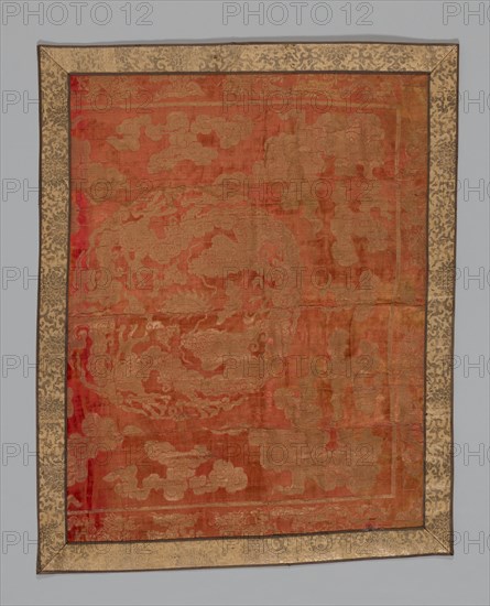 Panel (Furnishing Fabric), China, Edo period (1615-1868), 1775/1825. Creator: Unknown.