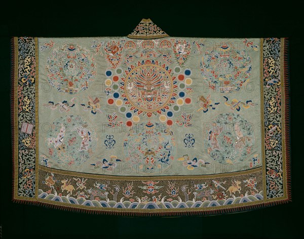 Vestment (For a First-degree Taoist Priest), China, Qing dynasty (1644-1911), 1825/75. Creator: Unknown.