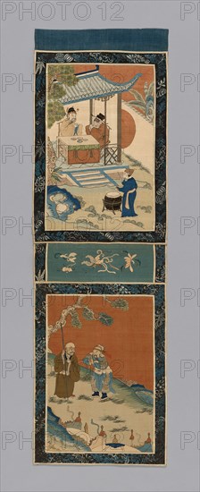 Panel (For a Screen), China, Qing dynasty (1644-1911), 1875/1900. Creator: Unknown.