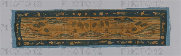 Valance, China, Qianlong Period, Qing dynasty (1644-1911), 1875/1900. Creator: Unknown.