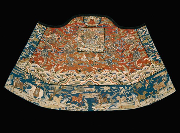 Buddhist Monk's Cape (Incomplete), China, Qing dynasty (1644-1911), 1650/1700. Creator: Unknown.