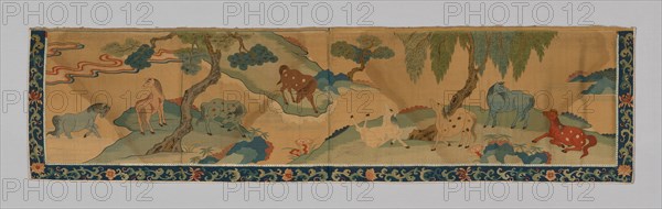 Valance, China, Qing dynasty(1644-1911), 1790/1820. Creator: Unknown.