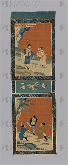 Panel (For a Screen), China, Qing dynasty (1644-1911), 1875/1900. Creator: Unknown.