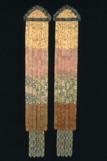 Banner, China, Qing dynasty(1644-1911), 1750/1850. Creator: Unknown.