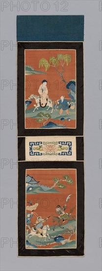 Panel (For a Screen), China, Qing dynasty (1644-1911), 1875/1900. Creator: Unknown.