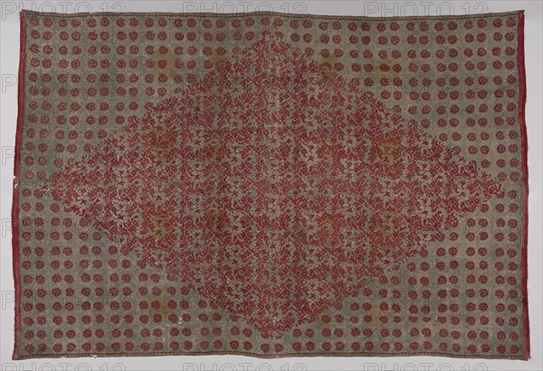 Ceremonial Cloth, India, 17th century. Creator: Unknown.