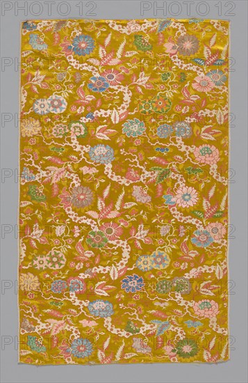 Panel (Dress Fabric), China, Qing dynasty (1644-1911), Mid-18th century. Creator: Unknown.