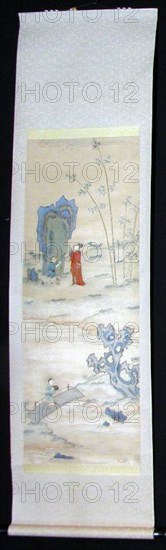 Scroll, China, Qing dynasty (1644-1911), c. 1720. Creator: Unknown.