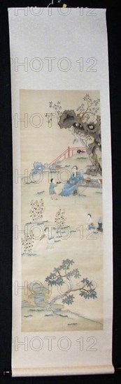 Scroll, China, Qing dynasty (1644-1911), c. 1720. Creator: Unknown.