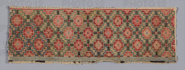 Panel (sleeveband), China, Qing dynasty (1644-1911), 1875/1900. Creator: Unknown.