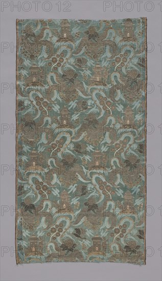 Panel (Dress Fabric), China, Qing dynasty (1644-1911), 1701/1800. Creator: Unknown.