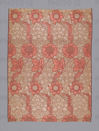 Curtain (Original Design Entitled "Kennet"), England, 1883 (produced 1887). Creator: William Morris.